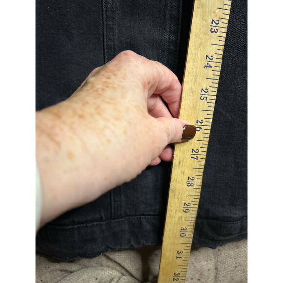 Liberty Blues 2X Black Denim Jacket Big & Tall Oversized Trucker Barn - Picture 5 of 7